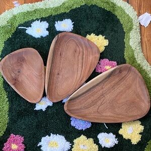 Natural Wood Accent Trays